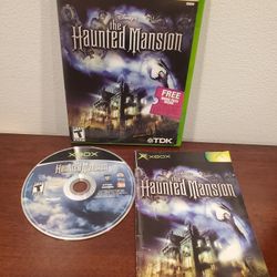 Xbox Disney's The Haunted Mansion (Microsoft Xbox, 2003) CIB W Ticket Video Game