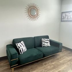 Emerald Green Sofa