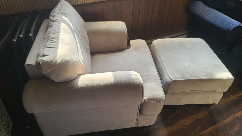 Armchair and Ottoman