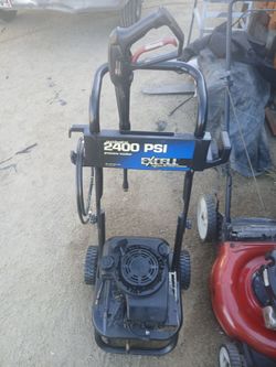 Pressure washer + 2 lawnmower