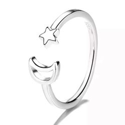 New Womens 925 Sterling Silver Ring One Size Jewelry Gift 