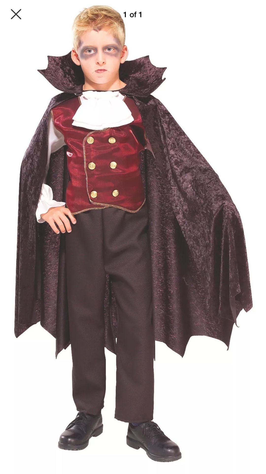 Child Vampire Halloween Costume/large