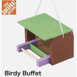 Home Depot Birdy Buffet Bird Feeder Kids Workshop Kit - PIN NOT INCLUDED May 2025