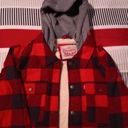 Red Levi Flannel Jacket