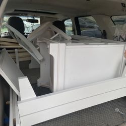 Complete Twin Bedframe, Mattress, Side Tables, Desk & Matching Chair