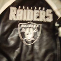 Official Raiders Leather Jacket A