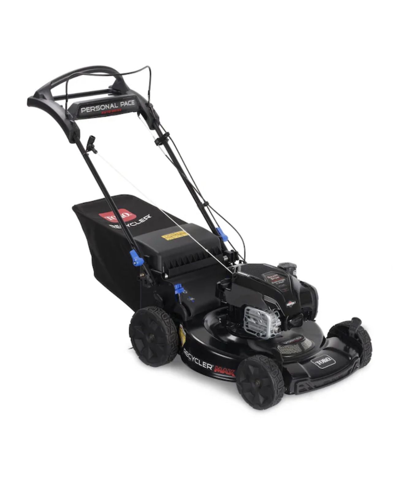 Toro Recycler Max with Personal Pace and Smart Stow 22-in Gas Self-propelled lawn mower with 163-cc...