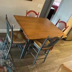 Dining Bistro Table And 4 Chairs