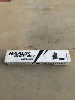 Haack Golf Net With Tri-Turf Mat Attack (Clubs as well)