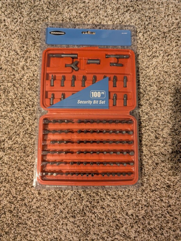 100 Piece Security Bit Set