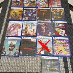 Playstation. 5 PS5 Games