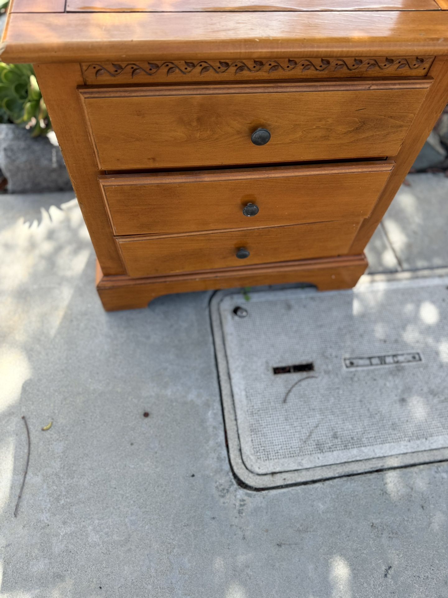 Solid Wood Side Table