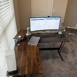 L Shape Desk, Computer Corner Desk, Gaming Desk