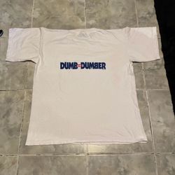 Vintage 1994 Dumb And Dumber NLP Video Double Sided Movie Promo T-Shirt SZ XL