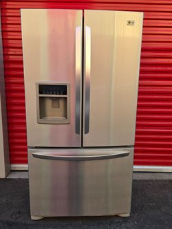LG STAINLESS STEEL FRIDGE