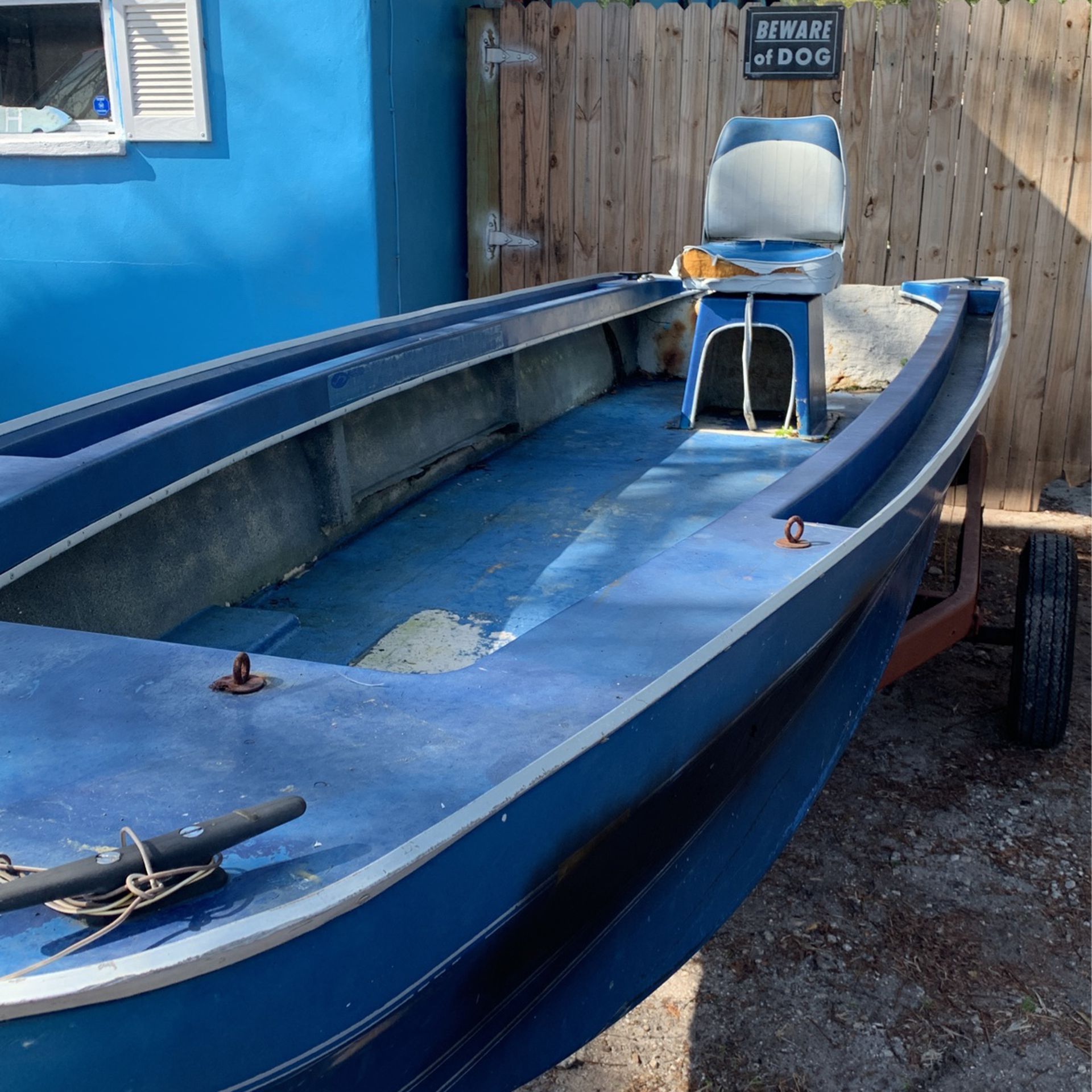 14 foot fiberglass boat