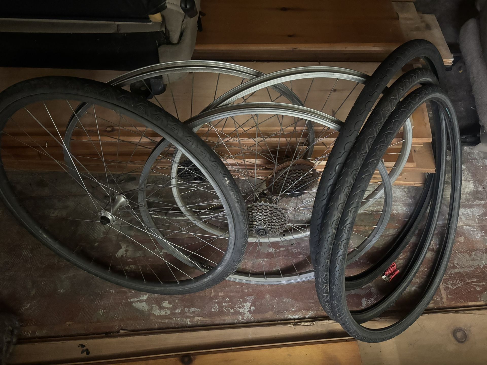 700c road bike WHEELS, Aluminum, *nice*