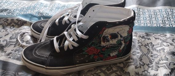Vans Sk8-Hi Rose Skulls !!PICK UP ONLY!!