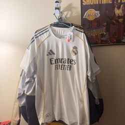 Real Madrid Adidas Authentic Soccer Jersey 