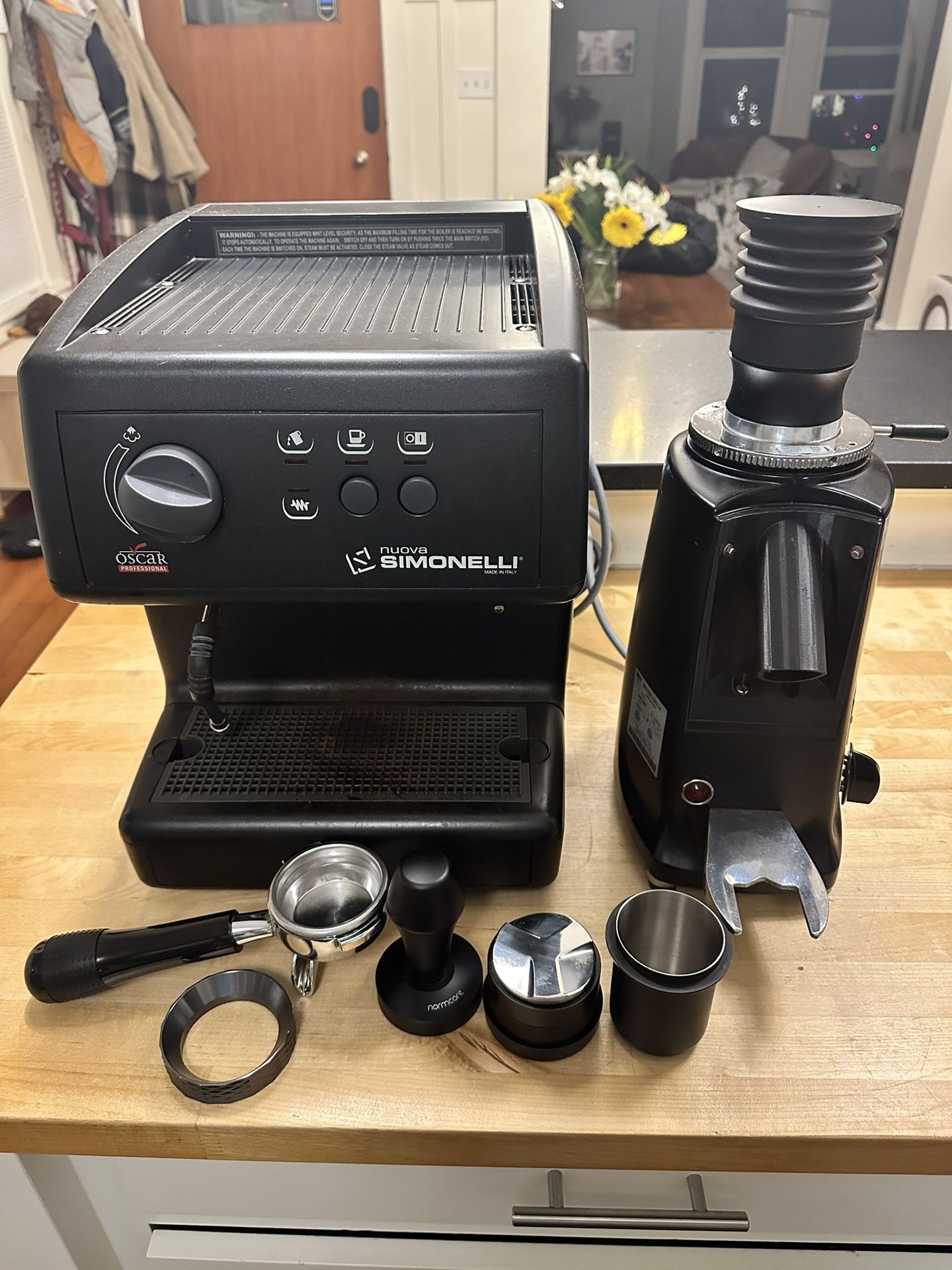 Espresso Bundle – Nuova Simonelli Oscar + Mazzer Mini + Accessories