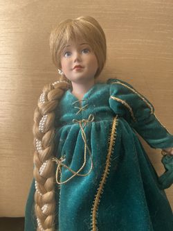 Beautiful 12” Porcelain Doll