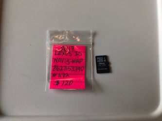 Lexus IS SD card