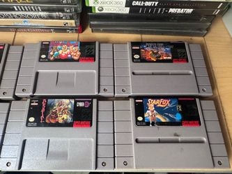 Super Nintendo games for sale or trade