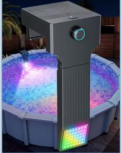 Brand New Solar Pool Light for Steel Wall Above Ground Pools