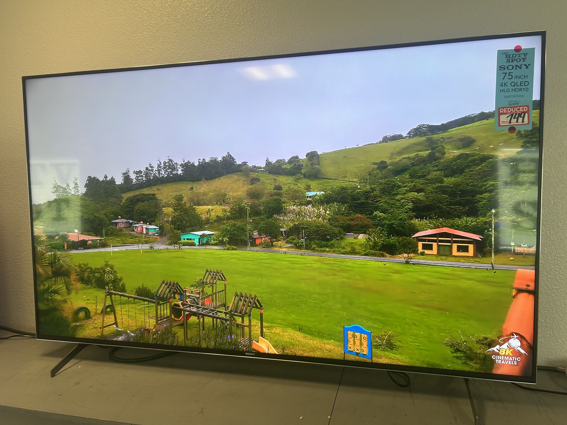 Sony 75” Smart 4k 120hz HDMI 2.1 Xbr75x900h