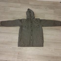 Dickies Men's Hooded Duck Shirt Jacket Hydroshield CHECK DESCRIPTION 