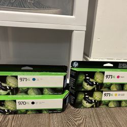 HP 970XL 971XL ink cartridge set Genuine 2022-2026 
