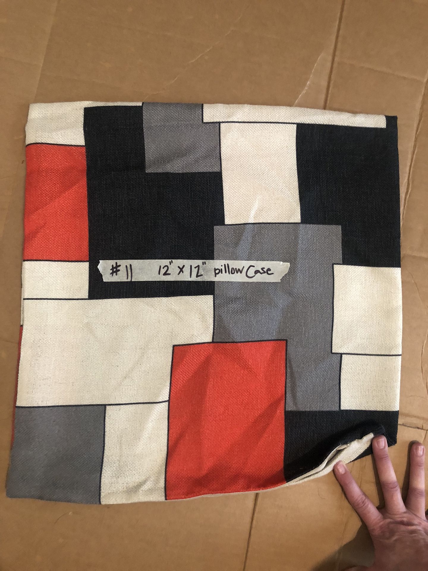 Cushion Pillowcase 12”x12”