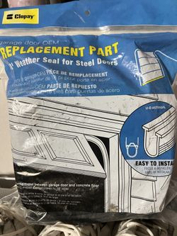 Replacement Cloplay Garage Door Weather Seal
