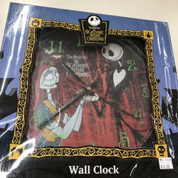 Tim Burton's Nightmare Before Christmas Wall Clock