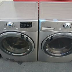 KENMORE SET WASHER AND GAS DRYER FRO T GRAPHITE COLOR  ENERGY STAR 
