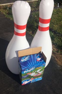 Inflatable bowling pins