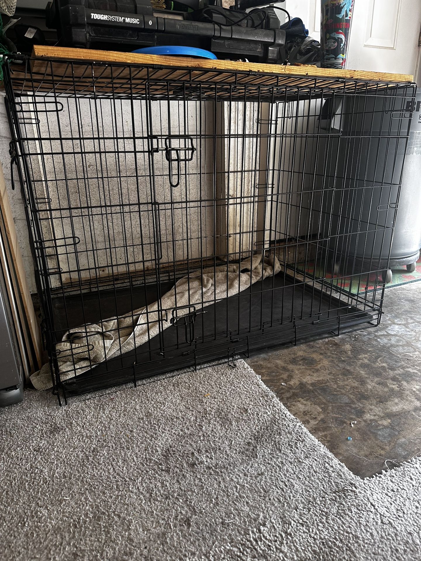 XL dog Crate Two Doors