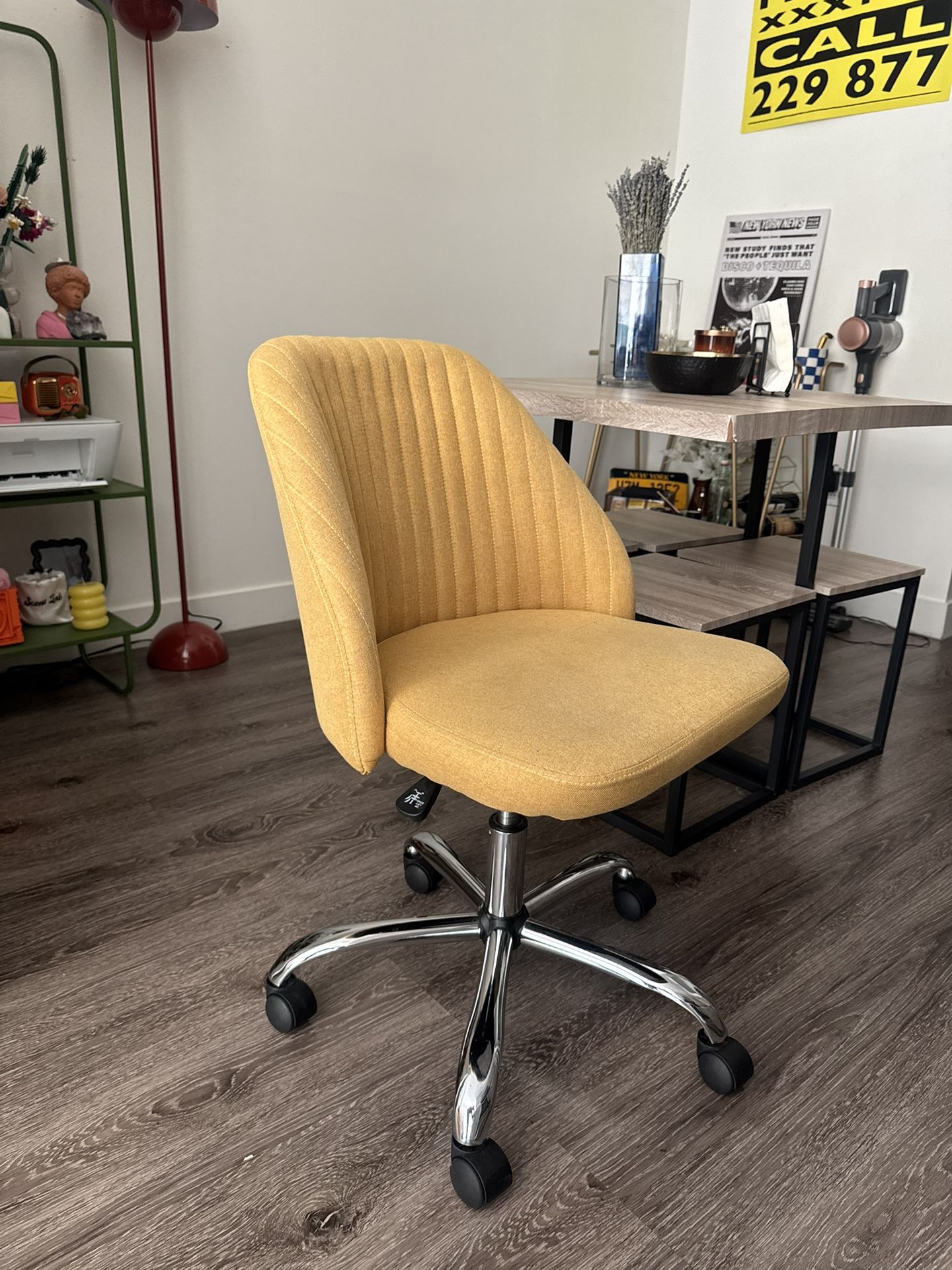 Yellow Desk Chair – Available ASAP!