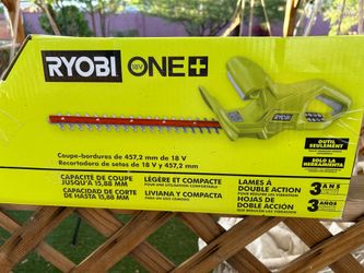 RYOBI - 18V 18 inch Hedge Trimmer (no battery)