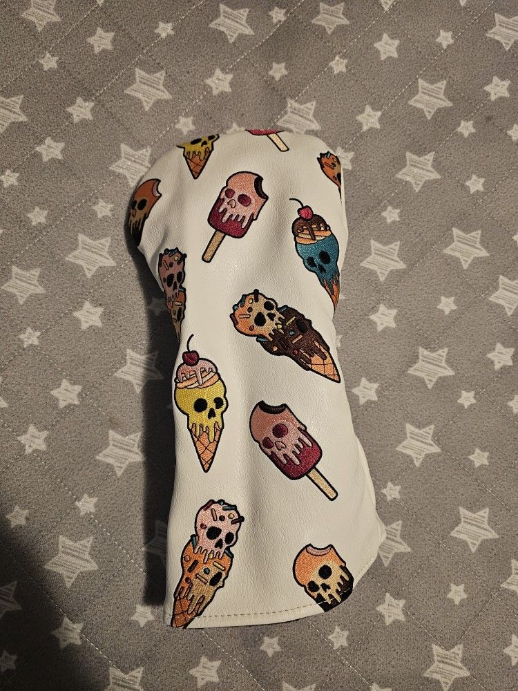 Skull Ice Cream Driver Cover
