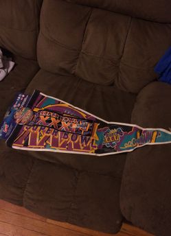 NFL Super Bowl XXXI (30) flag, button, sticker