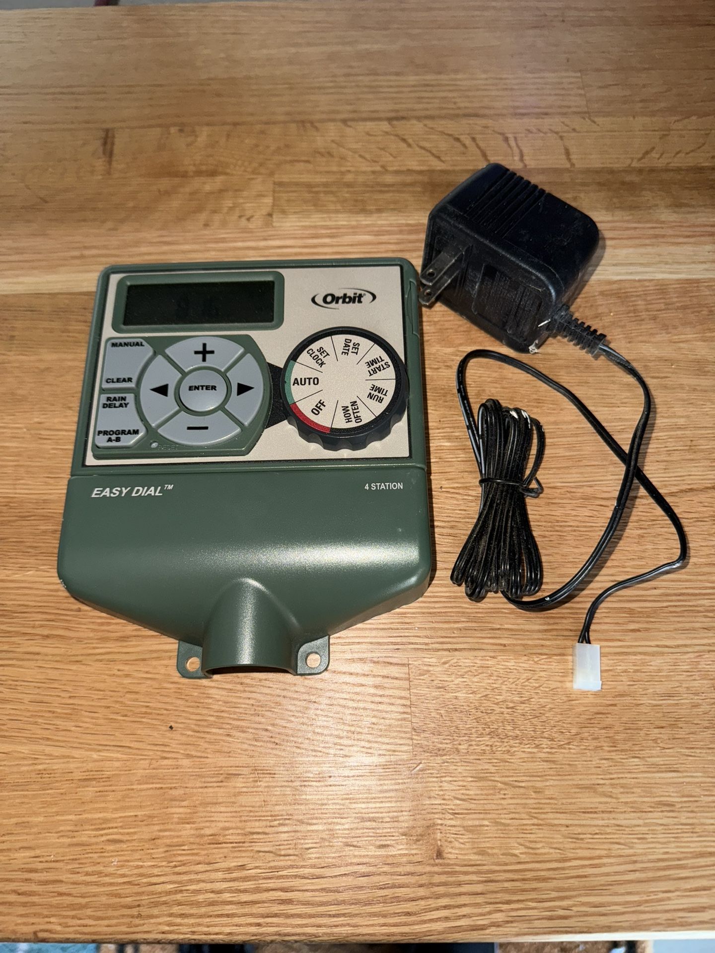 Orbit four 4 station sprinkler controller.