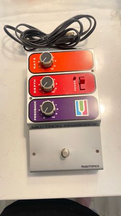 vintage Mutron Phasor guitar pedal