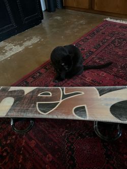 Head snowboard with head bindings