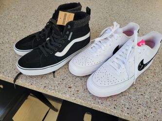Brand new Vans and Nike shoes