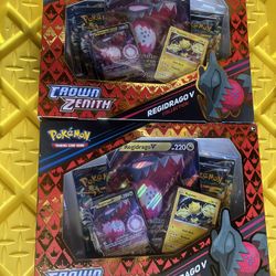 Pokémon TCG Crown Zenith Regidrago v Collection Box Sealed