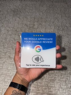 Google Review NFC Tap Card