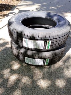 2 brand new 215x70x16 tires