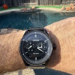 Blacked out Citizen eco drive