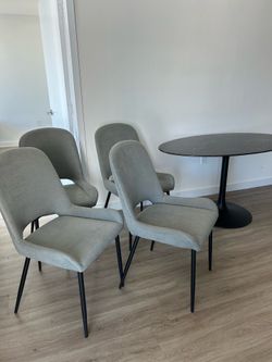 Dining chairs (with table )